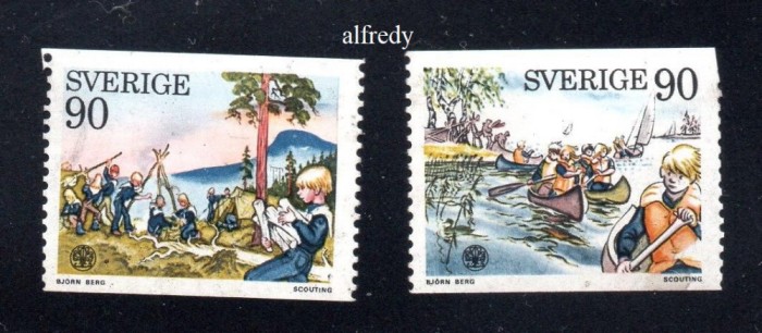 SUEDIA 1975 Cercetasi, MNH