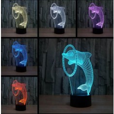 Lampa 3D PUBG Winner Winner Chicken Dinner LED , Cadou Gamer Multicolor