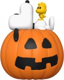 Figurina - Pop! Deluxe Peanuts: Snoopy &amp; Woodstock (with Pumpkin) | Funko