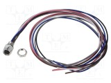 Conector M8 soclu mamă 6 pini 32V 1,5A IP67 0,5m Lutronic
