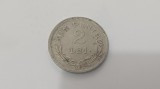 Romania - 2 lei 1924 -Bruxelles