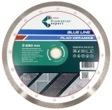Disc DiamantatExpert pt. Ceramica, Gresie Portelanata de Duritate Medie, Placi 230x25,4/22.23(ring) (mm) taiere uscata sau umeda, Blue Line Profesiona