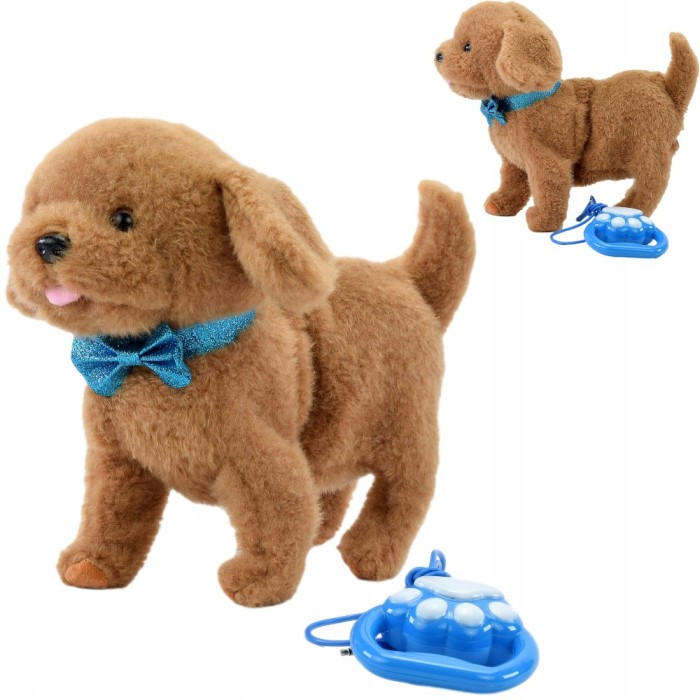 C&Acirc;INE INTERACTIV CU LESĂ, CARE SE PLIMBĂ ȘI LATRĂ JUCĂRII PENTRU COPII C&Acirc;INE