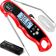 Termometre pentru carne TMI 2 în 1 cu citire instantanee, termometru pentru grăt