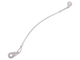 Cablu de Asigurare PVC Oțel Inoxidabil 200mm