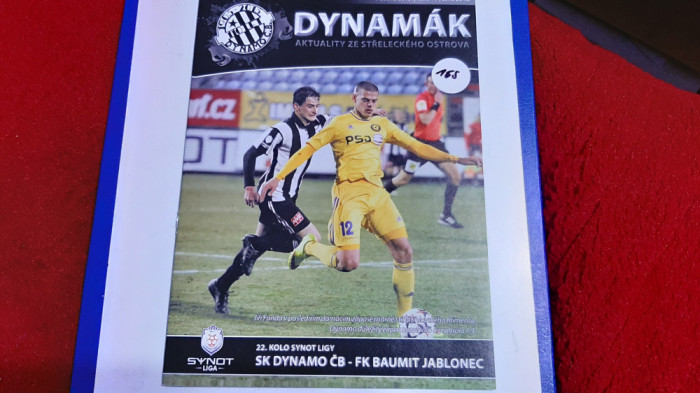 program SK Dynamo CB - FK Baumit Jablonec