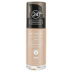 Fond De Ten Revlon Colorstay Oily Skin Cu Pompita - 200 Nude, 30ml foto