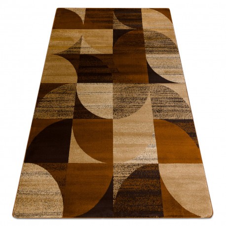 Covor Royal H387 Geometrice - maro / muştar bej , 200x290 cm