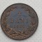 2 bani 1867 - stare excelenta, monetaria Heaton, prezinta patina, destul de rara
