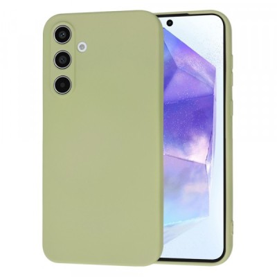 Husa pentru Samsung Galaxy A55 5G A556, Techsuit, SoftFlex, Verde Deschis foto