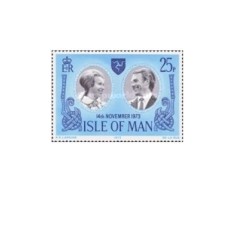 Isle of Man 1973 - Princess Ann si Captain Mark Philips, neuzata