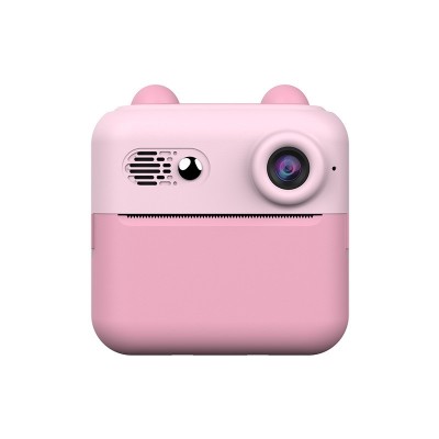 Set camera instantanee pentru copii, flippy, ecran hd 2.4&amp;#039;&amp;#039;, 24mp, 720p video, 1200 mah, cu functie de printare alb-negru, cablu usb-c, bluetooth, com foto