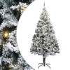 VidaXL Bradul de Crăciun artificial pre-luminat cu set de mingi Verde 3394829
