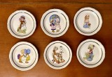 6 FARFURIOARE DIN PORTELAN REUTTER PORZELLAN- CU SEMNATURA SARAH KAY- VALENTINE D10CM