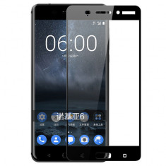 Folie Sticla Nokia 6 Tempered GLASS Protectie Ecran 3D Rama Neagra (Frame Glue) foto