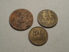 Lot 50 bani 1947 , 1 leu 1947 si 2 lei 1947 foto
