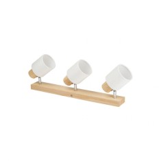 Spot Bara Nordik Alb+Natur 3XE14 40W
