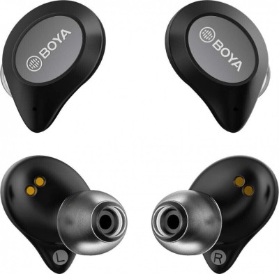Casti Stereo BOYA BY-AP1-B Wireless In-Ear Black foto