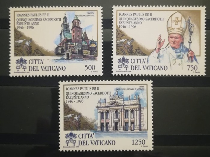 BC111, Vatican 1996, serie Papa Ioan Paul al II-lea
