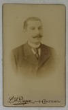 CONSTANTA , FOTOGRAF L.A. DEGEN , DOMN CU MUSTATA SI CRAVATA , FOTOGRAFIE C.D.V. , 1901