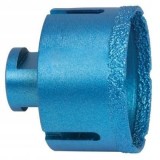 Cumpara ieftin Carota diamantata, vacuum brazed, pentru placi ceramice, sticla, piatra, teracota, taiere uscata, M14, 82 mm, Dedra