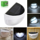 Aplica Solara LED Lixada 200lm, Senzor Miscare &amp; Lumina, IP65, Exterior, Alb, 24 SMD