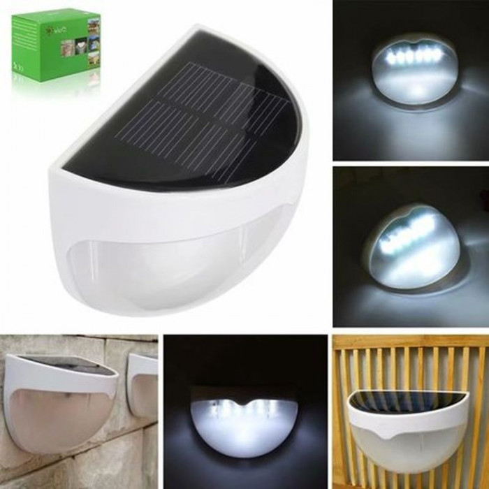 Aplica decorativa LED SMD, incarcare solara, 200 lm, protectie IP65