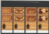 ROMANIA 2006 LP 1742 CENTENARUL MUZEULUI TARANULUI ROMAN 2 SERII CU TABS MNH, Nestampilat