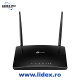 Router Wireless Gigabit TP-LINK Archer MR200 AC750, Dual-Band 300 + 433 Mbps, negru