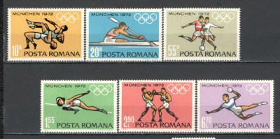 Romania.1972 Olimpiada de vara MUNCHEN TR.356 foto