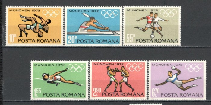 Romania.1972 Olimpiada de vara MUNCHEN TR.356