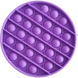 Cumpara ieftin Jucarie antistres din silicon Push Popping Game, Pop It, forma cer,mov, OLMA