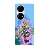 Husa compatibila cu Huawei P40 Pro model Ed Edd n Eddy plans, Silicon, TPU, Viceversa, Transparent, Carcasa
