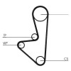 Curea de distributie Contitech CT1066 Citroen Saxo C3 1 C2 Berlingo 106 1 Berlingo Caroserie 306 Hatchback 106 2 C3 2 Partner Combispace