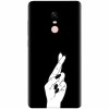 Husa silicon pentru Xiaomi Remdi Note 4X, Finger Cross