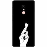 Husa silicon pentru Xiaomi Remdi Note 4X, Finger Cross
