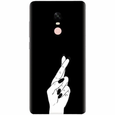 Husa silicon pentru Xiaomi Remdi Note 4X, Finger Cross foto