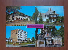 Campina - imaginii multiple - carte postala circulata 1976 foto