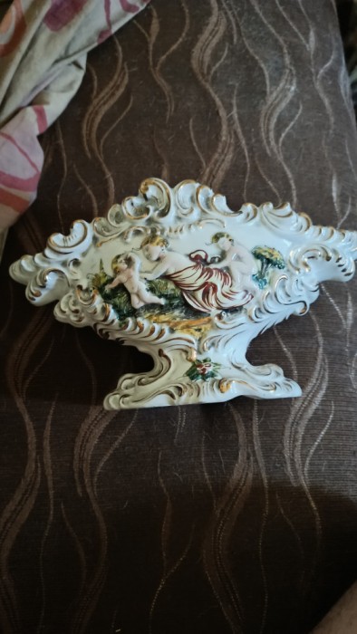 Fructiera scene emotive Capodimonte