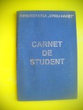 HOPCT CARNET DE STUDENT -UNIVERSITATEA SPIRU HARET CONSTANTA 1997 - ROMANIA, Romania 1900 - 1950, Pasapoarte