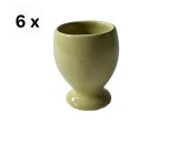 Set 6 suporturi de ou, 6 cm, Verde Salvie Mat