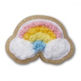 Jibbitz Crocs Glitter Rainbow Patch, Crocs Jibbitz
