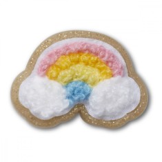 Jibbitz Crocs Glitter Rainbow Patch foto