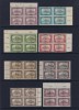 ROMANIA 1919 EMISIUNEA CLUJ ORADEA PARLAMENT SUPRATIPAR CLUJ SERIE COMPLETA BL 4 MNH, Nestampilat