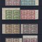 ROMANIA 1919 EMISIUNEA CLUJ ORADEA PARLAMENT SUPRATIPAR CLUJ SERIE COMPLETA BL 4 MNH