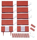 Bordura de gradina solara LED Strend Pro Garden, 2,2 m, 10 piese