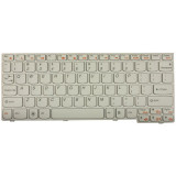 Tastatura laptop noua LENOVO S10-3 White Frame White US