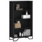 vidaXL Bibliotecă, negru, 80x31x137,5 cm, lemn prelucrat 848629