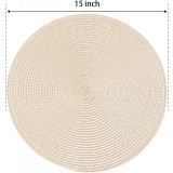 Suport Farfurie Rotund din Bej 38cm