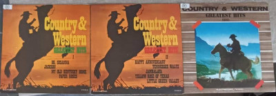 Disc vinil, LP. Country &amp;amp; Western Greatest Hits VOL.1-3-COLECTIV foto